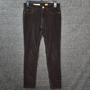 Pilcro and The Letterpress Skinny Corduroy Pants Women's Size 27 Brown